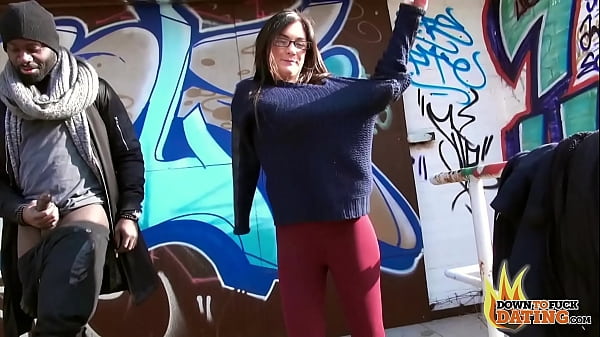 Nerdy Slut Lullu Gun Takes Two Cocks In A Wild Outdoor Interracial Threesome