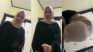 Sensual Hijab Beauty’s Private Room Encounter
