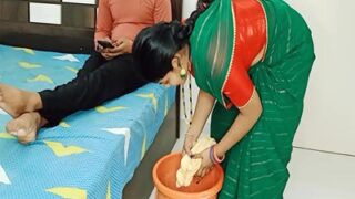The Gentleman Takes His Fresh Young Maid Roughly In A Hardcore Sex Tape.