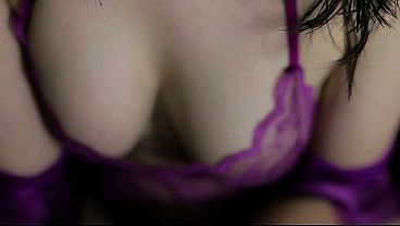 Satin Sheer Dress Drenched In Desire: A Sensual Self-pleasure Session