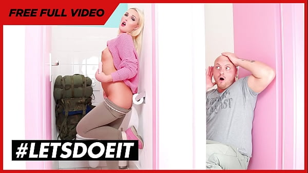 Naughty Hostel: Blonde Teen’s Secret Bathroom Pleasure Leads To A Steamy Creampie Climax