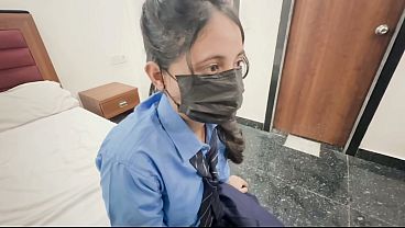 Indian Schoolgirl Seduction: Wild Oyo Encounter With Hindi Moans