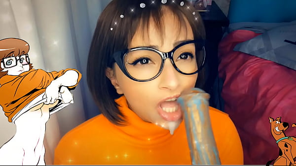 Velma’s Monster Cream Surprise – She Sucks The Beast’s Thick Staff Until Her Mouth Overflows With Warm Seed – Scooby-doo