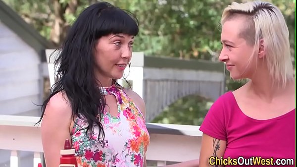 Sloppy Sapphic Sluts Tongue-fucking Each Other