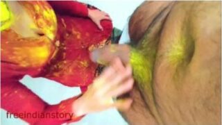 Splattered In Color, They Surrender To Holi’s Heated Embrace