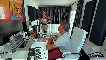 Hot Singer Rides Music Producer’s Big Black Cock