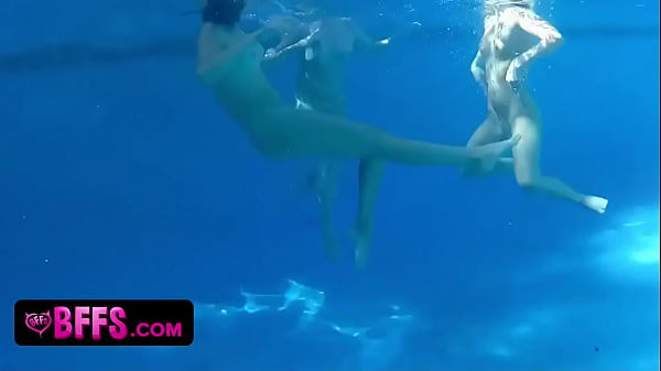 Lesbian Ass Play In The Heat Of Summer, Hot And Wet.