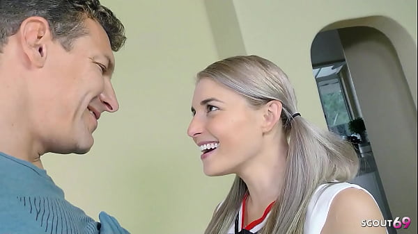 Busty Blonde Cheerleader Seduces Stepdad For A Rough Ride And A Messy Finish