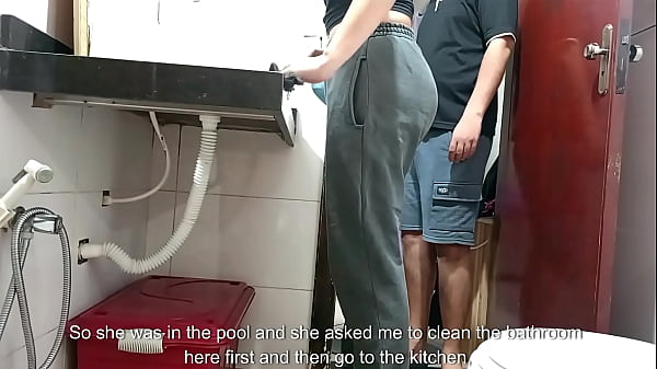 Caught In The Bathroom: The Maid’s Forbidden Encounter