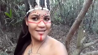 Jungle Girl Gets Wild With City Boy In Raw Tribal Sex Video