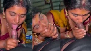 Married Telugu Lady Drops To Her Knees For Her Ex-lover’s Thick Satisfaction