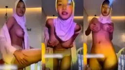 Panya Jilbab Putih Colmek, Jari Basah Meremas Nikmat Sendiri 2