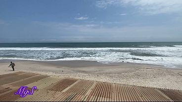 Amateur Slut Gets Her First Taste Of Voyeur Sex At A Secluded Beach House In The Countryside