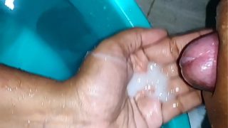 Tamil Wife’s Slick Hand Work, Milking Every Drop Of Thick Cum.