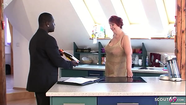 German Mature Woman With Huge Tits Lures A Black Man Into A Wild, Dirty Fuck