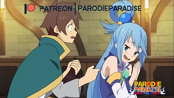 Aqua Drops To Her Knees And Pays For His Load, Hentai Style