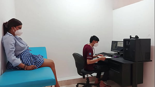 Perverted Doctor Pounds The Dripping Cunt Of A Desperate Eighteen-year-old Slut