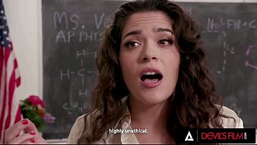 Devils Film – Dirty Teacher Victoria Voxxx Takes Her Student’s Hard Cock Deep In Her Ass Then Swallows His Hot Cum