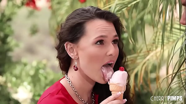 Liz Jordan Drips Sticky Ice Cream All Over Her Firm Tits Before Getting Her Ass Licked And Fucked Hard From Behind By Codey Steele Out In The Open