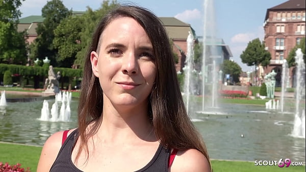 German Scout – Hartes Outdoor-casting, Teen Mina Kriegt Ihren Ersten Echten Anal-orgasmus Auf Der Straße