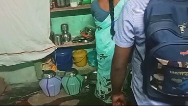 Indian Student Gets Naughty With Aunty At Home