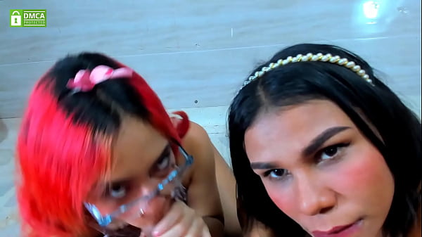 Two Horny Sluts Take Turns Sucking This Boy’s Dick – Pov Cock Worship